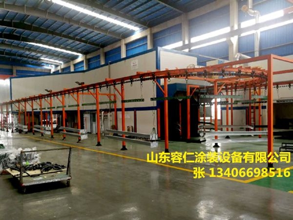 锌钢护栏静电喷粉设备